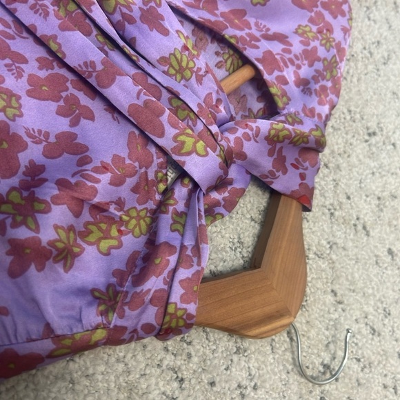 JC Sophie M Liz European NWT Pink and Purple Long Sleeve Sundress with Cowl Neck - Picture 12 of 16